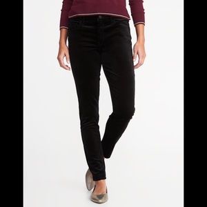 Old Navy Rockstar Mid-Rise Velvet Skinny Jeans
